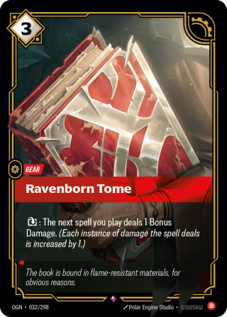 OGN 032/298 - Ravenborn Tome (foil)
