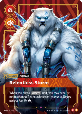 OGN 249/298 - Volibear: Relentless Storm (foil)