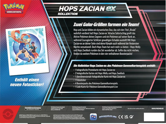 Hops Zacian EX Kollektion
