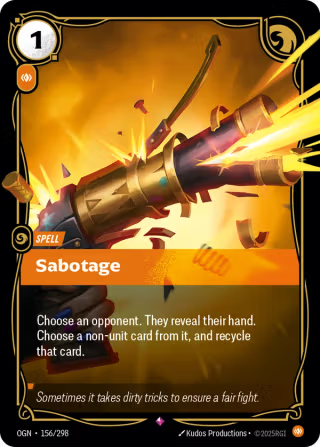 OGN 156/298 - Sabotage (foil)