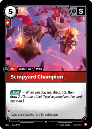 OGN 020/298 - Scrapyard Champion