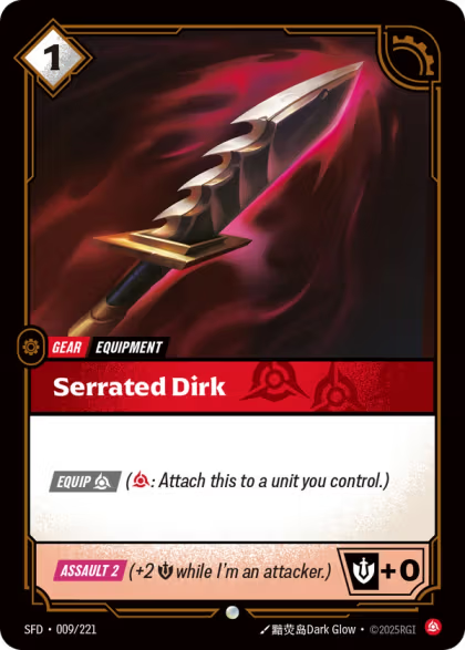 SFD 009/221 - Serrated Dirk