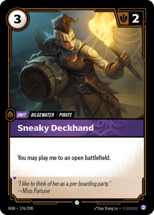 OGN 176/298 - Sneaky Deckhand