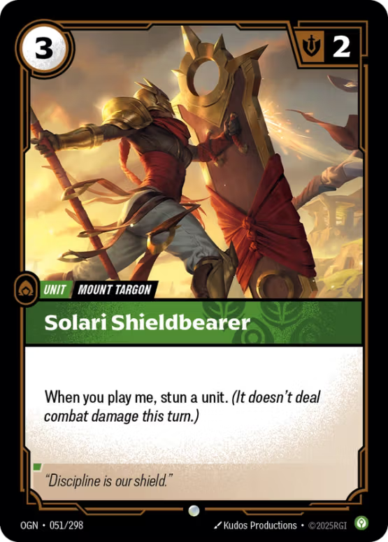 OGN 051/298 - Solari Shieldbearer