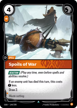 OGN 144/298 - Spoils of War