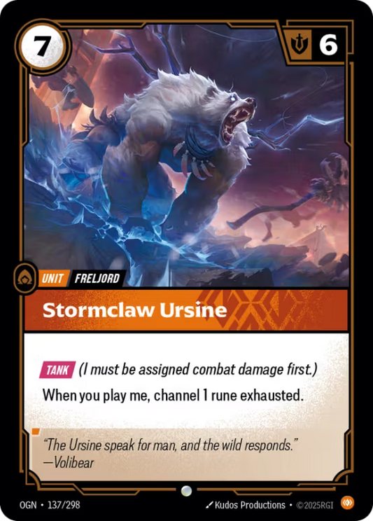 OGN 137/298 - Stormclaw Ursine