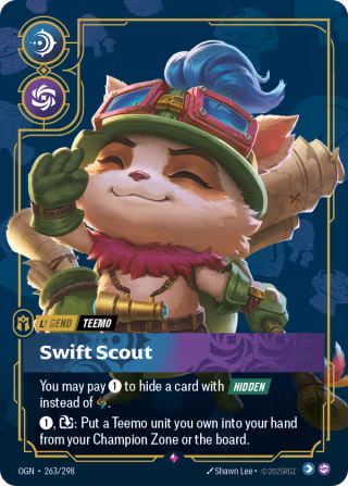 OGN 263/298 - Teemo: Swift Scout (foil)