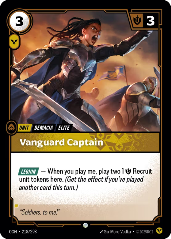 OGN 218/298 - Vanguard Captain