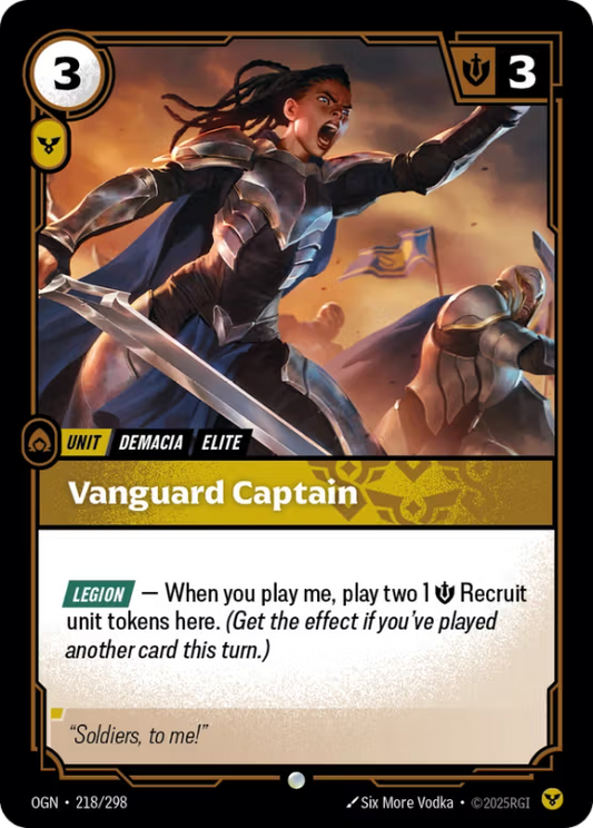 OGN 218/298 - Vanguard Captain