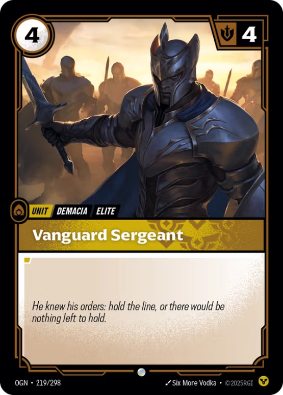 OGN 219/298 - Vanguard Sergeant