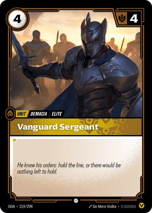 OGN 219/298 - Vanguard Sergeant