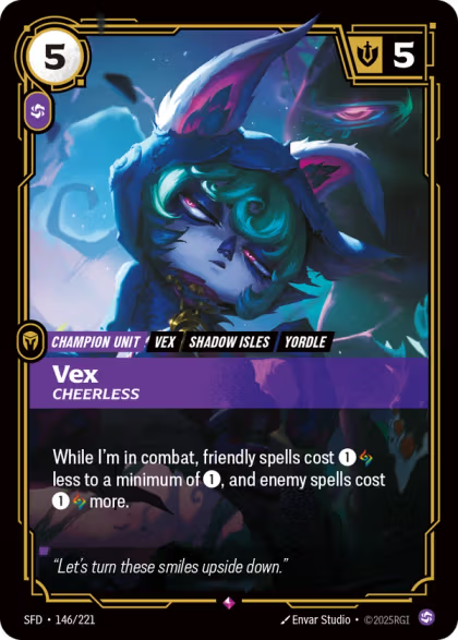 SFD 146/221 - Vex, Cheerless (foil)