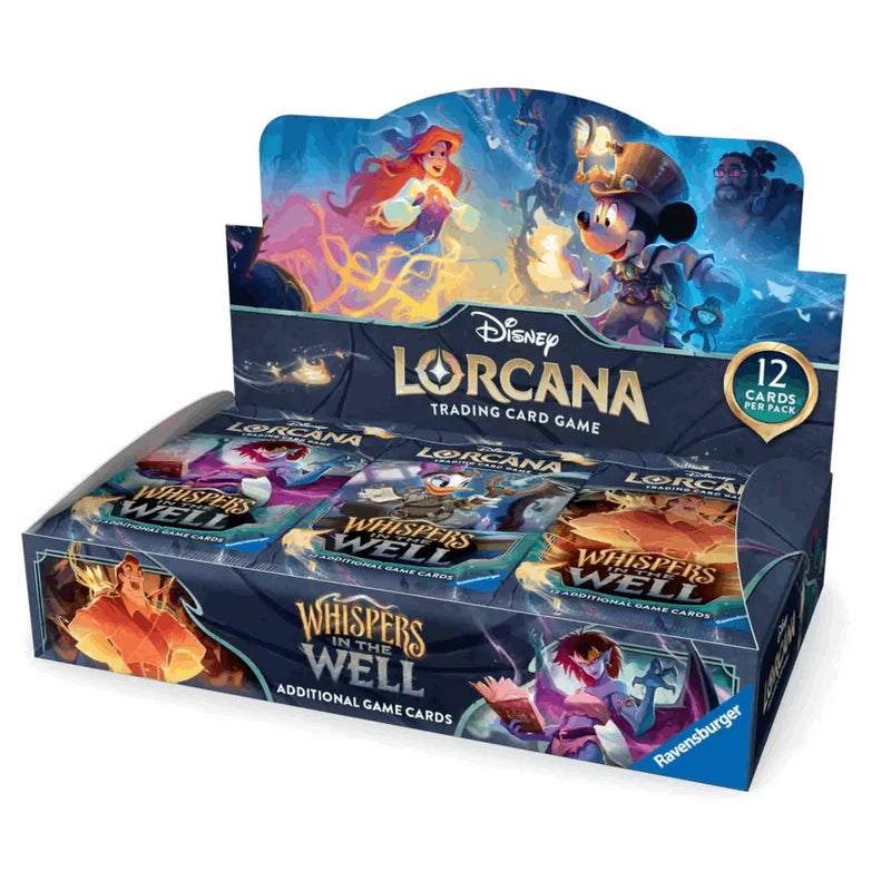 Lorcana Set 10 - Whispers in the Well Display englisch